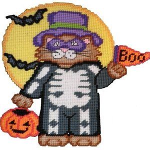 Kitty in Costume Wall Plaque